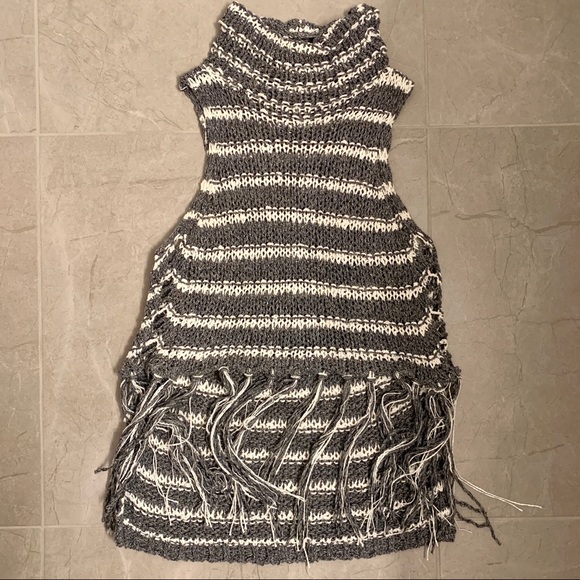 Free People Fringe High-Low Sweater Tank - Picture 1 of 5